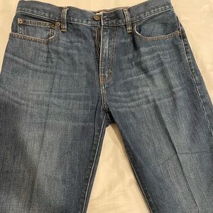 Mens J Crew Vintage Slim Straight Jeans 34